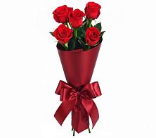 Букет 5 Красных роз Эдлесс Лав в Поселке дома отдыха Бекасово