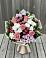 Букет цветов из: Альстромерии, Гвоздики, Розы и Хризантемы в Поселке дома отдыха Бекасово