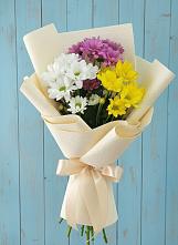 Букет цветов из:  Хризантемы #REPLACE_PRED# Поселке дома отдыха Бекасово