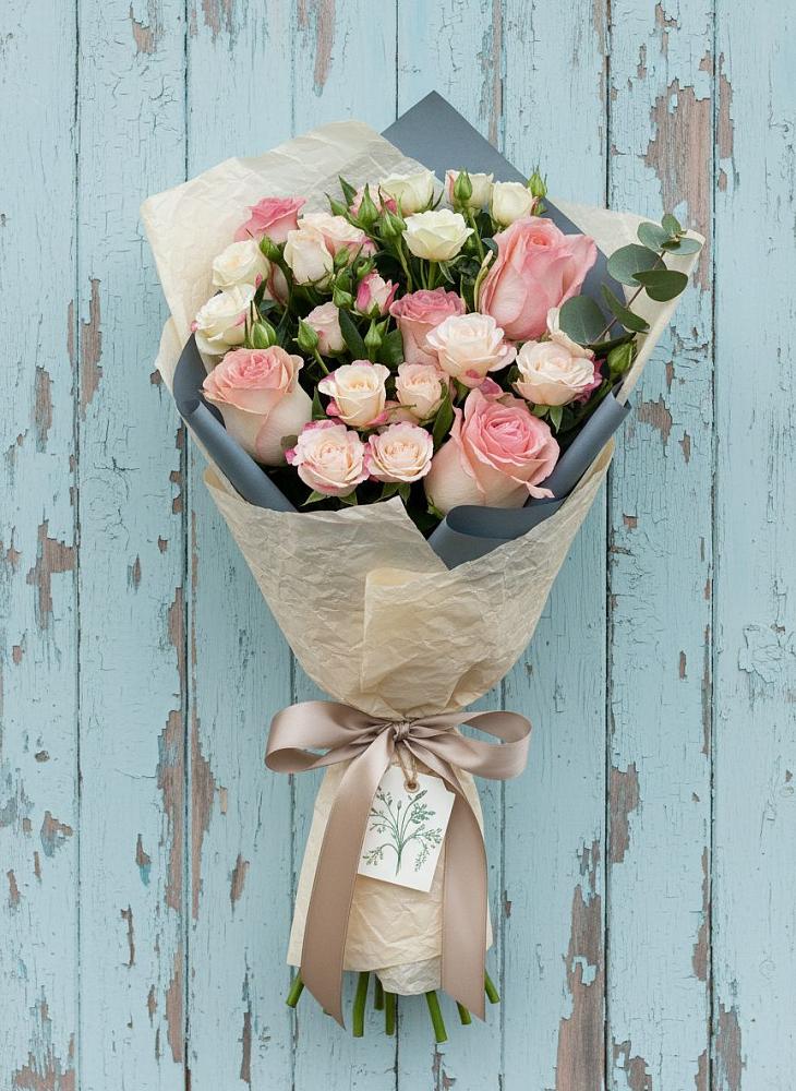 Букет цветов из: Розы в Поселке дома отдыха Бекасово