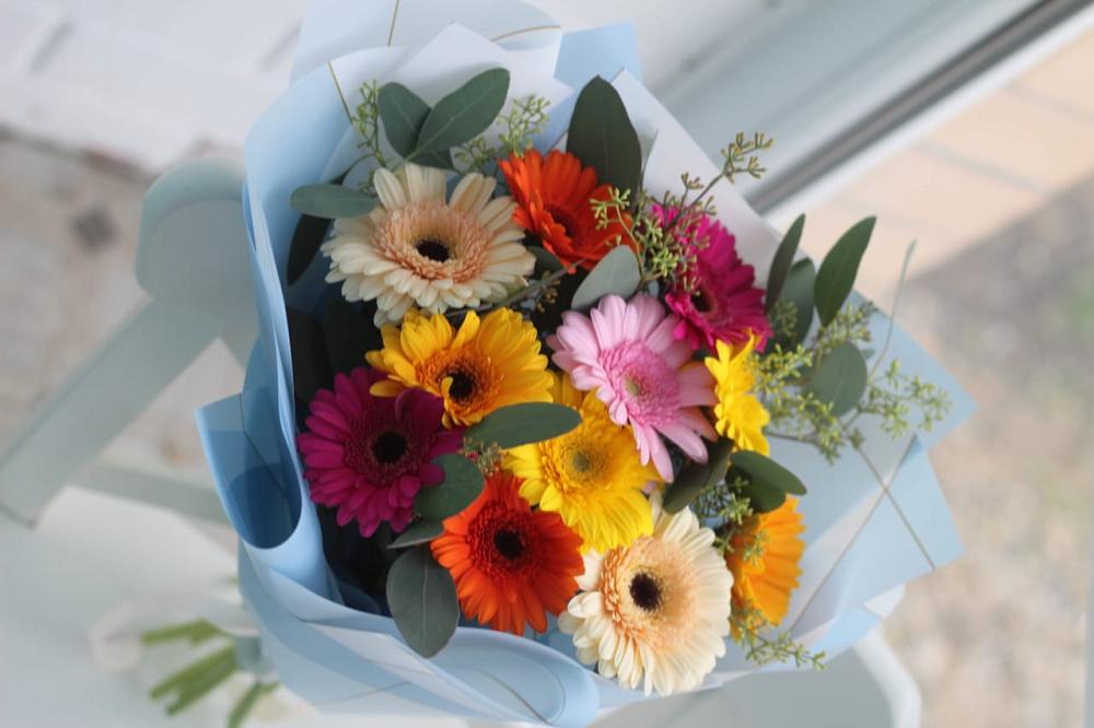 Букет цветов из: Герберы в Поселке дома отдыха Бекасово