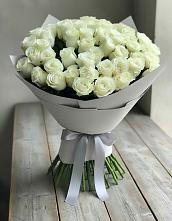 Букет 35 Белых роз в Поселке дома отдыха Бекасово