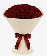 Букет 101 Бордовая роза Блэк Бакарра в Поселке дома отдыха Бекасово