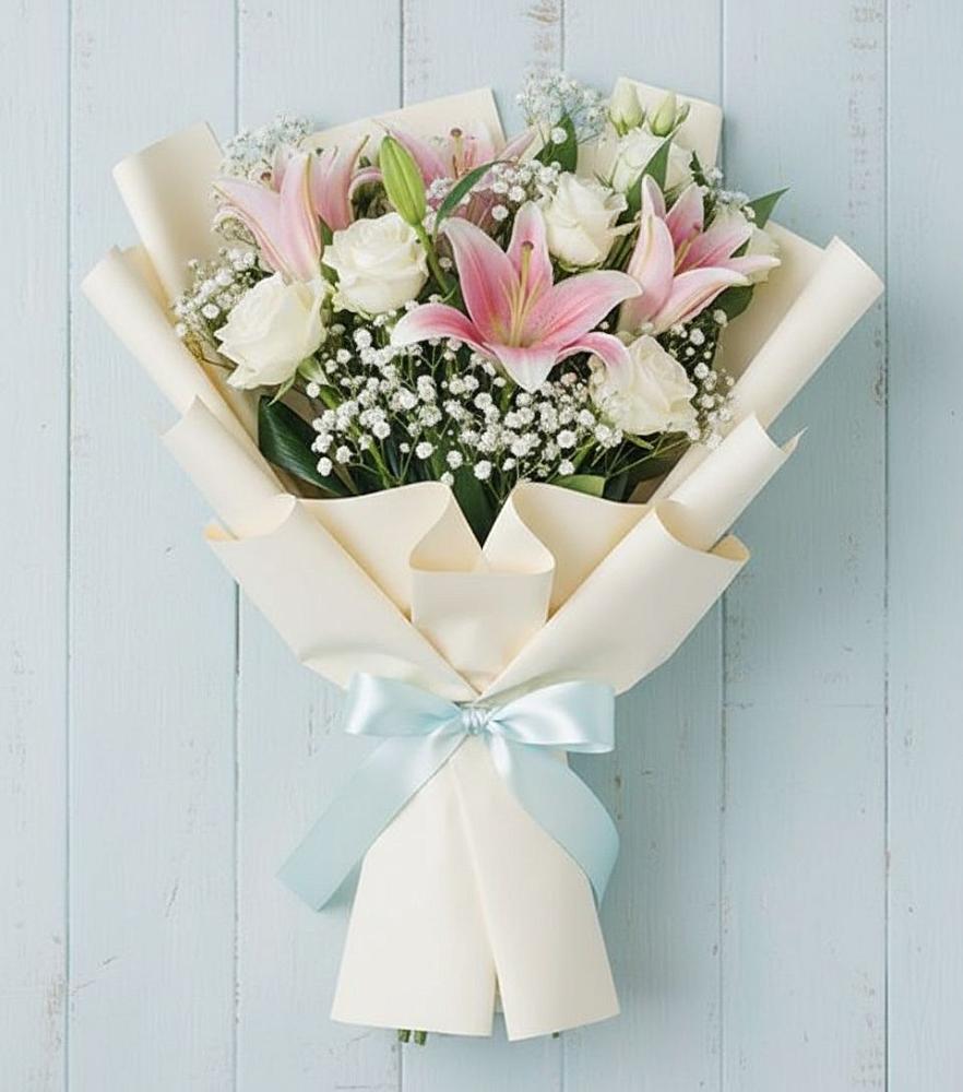 Букет цветов из: Лилии в Поселке дома отдыха Бекасово