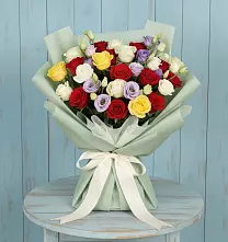 Букет цветов из:  Розы в Поселке дома отдыха Бекасово