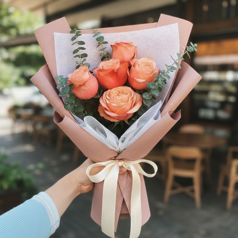 Букет цветов из: Розы в Поселке дома отдыха Бекасово