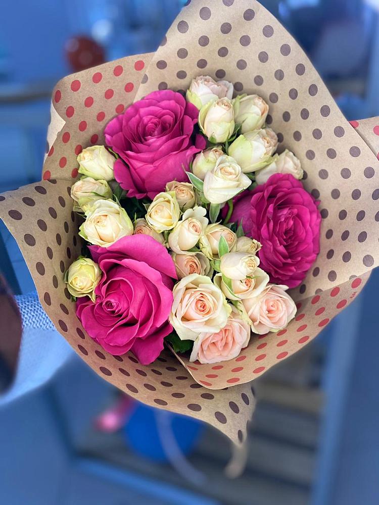 Букет цветов из: Розы в Поселке дома отдыха Бекасово