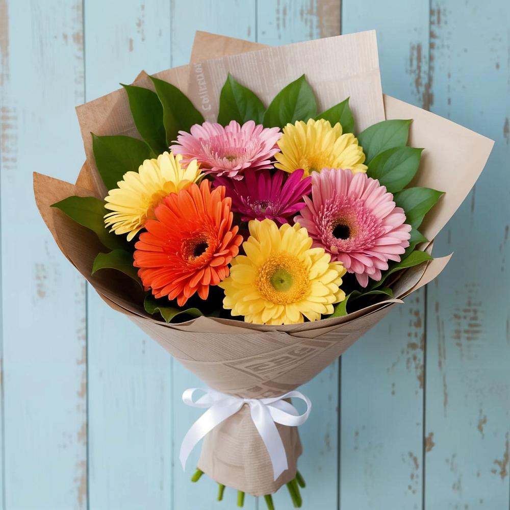 Букет цветов из: Герберы в Поселке дома отдыха Бекасово