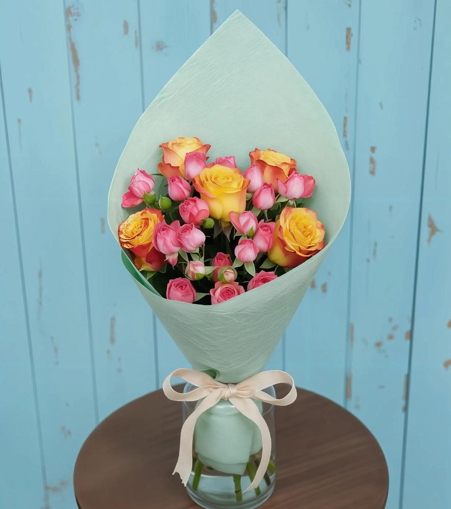 Букет цветов из: Розы в Поселке дома отдыха Бекасово