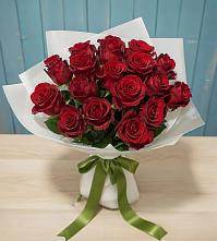 Букет Красные розы в Поселке дома отдыха Бекасово
