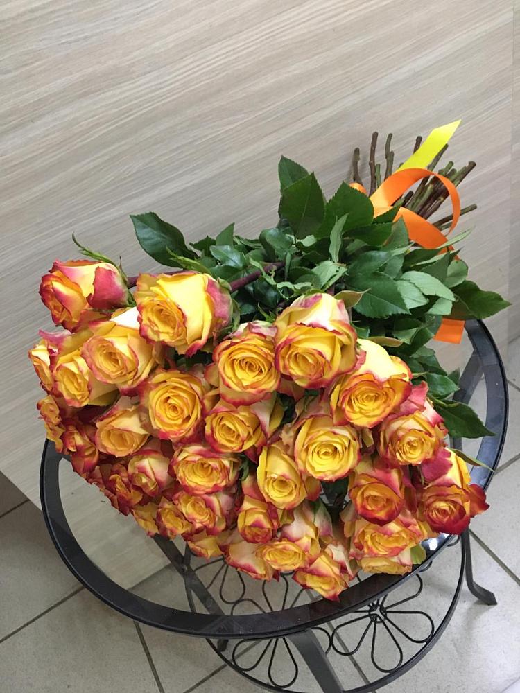 Букет Желтые розы в Поселке дома отдыха Бекасово