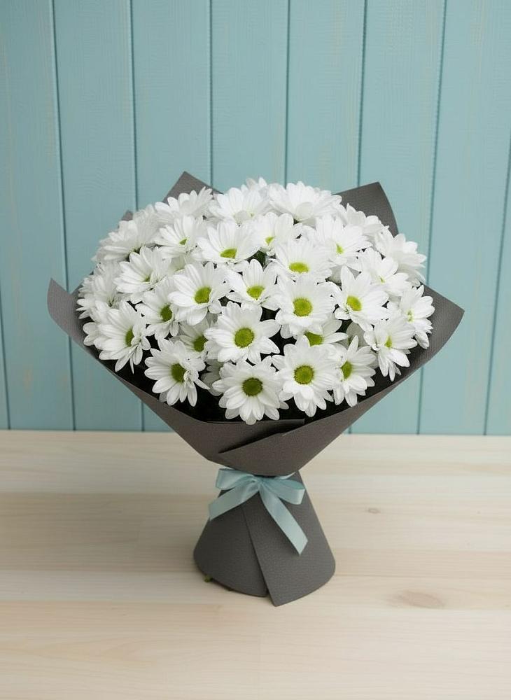 Букет цветов из: Хризантемы в Поселке дома отдыха Бекасово