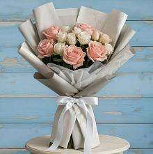 Букет цветов из:  Розы в Поселке дома отдыха Бекасово
