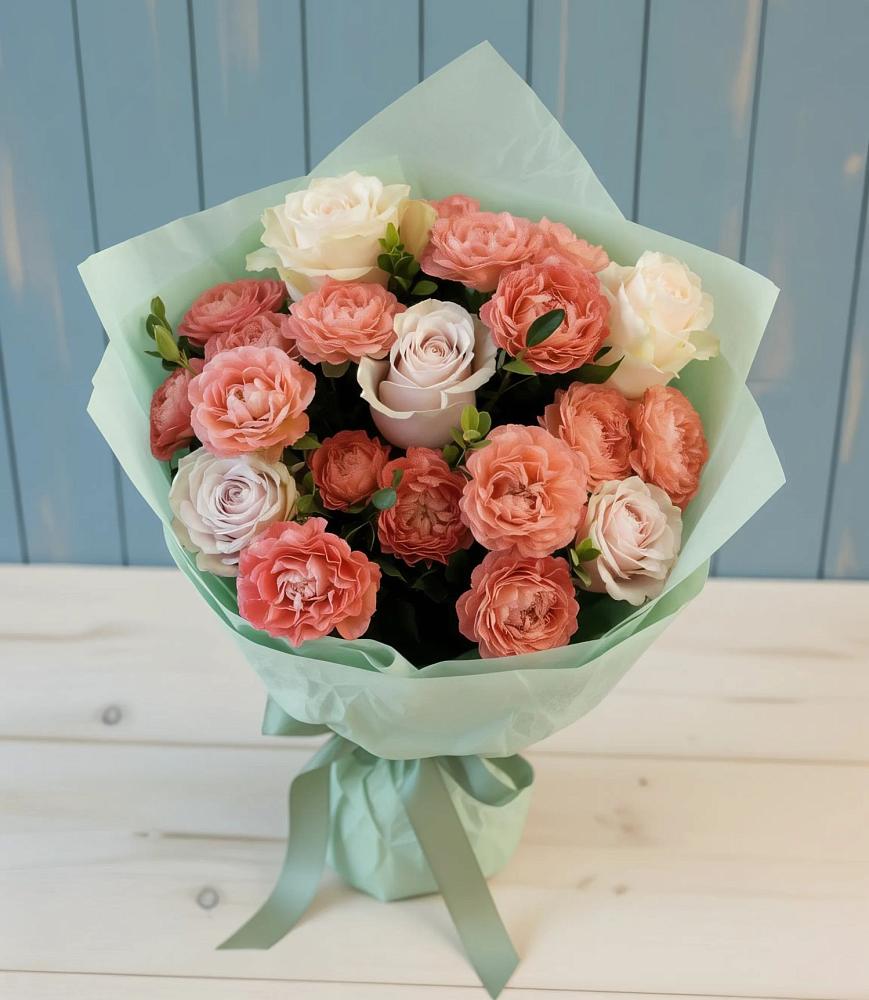 Букет цветов из: Розы в Поселке дома отдыха Бекасово