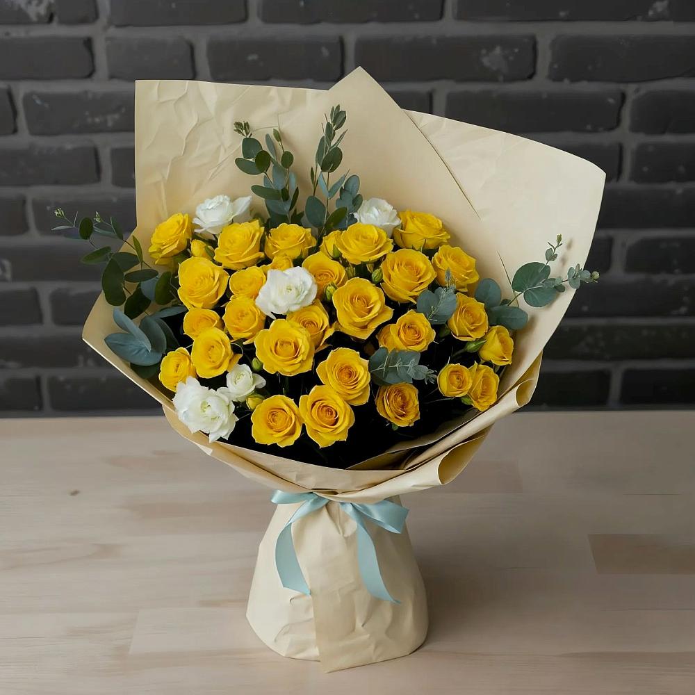 Букет цветов из: Розы в Поселке дома отдыха Бекасово