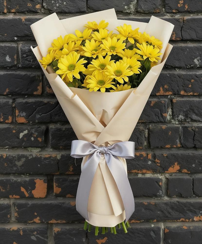Букет цветов из: Хризантемы в Поселке дома отдыха Бекасово