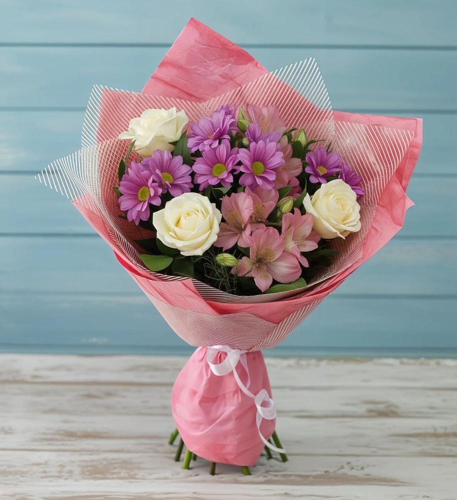 Букет цветов из: Герберы в Поселке дома отдыха Бекасово