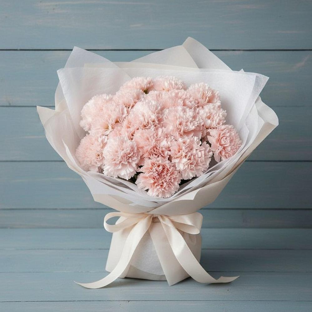 Букет цветов из: Гвоздики в Поселке дома отдыха Бекасово