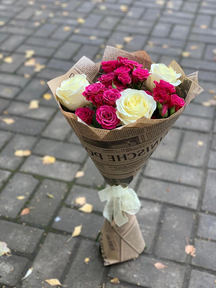 Букет цветов из: Розы в Поселке дома отдыха Бекасово