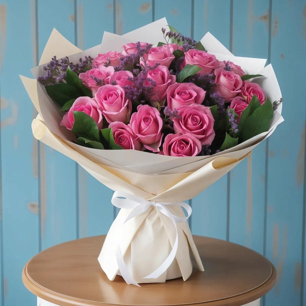 Букет цветов из: Розы в Поселке дома отдыха Бекасово