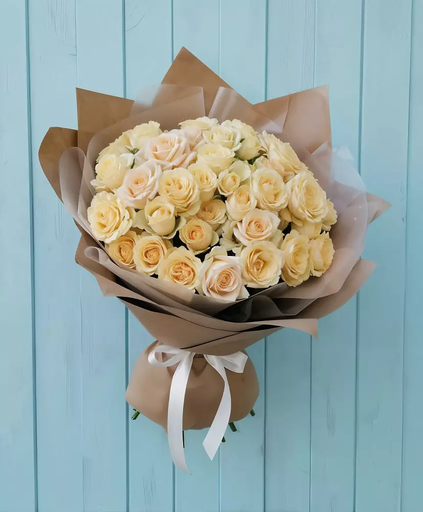 Букет Кремовое облако в Поселке дома отдыха Бекасово