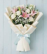 Букет цветов из:  Лилии в Поселке дома отдыха Бекасово