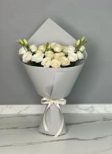 Букет цветов из:  Розы и Лизиантусы #REPLACE_PRED# Поселке дома отдыха Бекасово